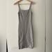 Zara Dresses | Gray Midi Dress. | Color: Gray | Size: S
