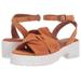 Free People Shoes | Nib Free People Fb Essex Platform Sandal Tan Size 38 | Color: Tan/White | Size: 38