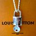 Louis Vuitton Accessories | Authentic Rare Louis Vuitton Silver Lock And Key Necklace #233 | Color: Silver | Size: Os