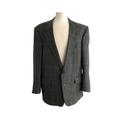 Burberry Jackets & Coats | Burberrys Jacke 46 Plaid Long Sleeve 100% Wool 2 Button Blazer Sports Coat | Color: Black/Green | Size: 46