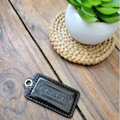 Coach Other | Coach Hang Tag Key Fob Keychain Bag Charm Nwot | Color: Black | Size: Os