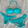 Victoria's Secret Swim | Euc Victorias’s Secret Bikini Set. Size Small | Color: Blue/Green | Size: S