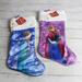 Disney Holiday | Frozen Christmas Holiday Stockings Anna Elsa Lot | Color: Pink/Purple | Size: 16.5"