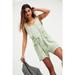 Free People Pants & Jumpsuits | Free People Laguna Shortalls Sleeveless With Belt Green Size Small | Color: Green | Size: S