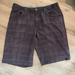 Adidas Shorts | Adidas Mens Stretch Mid Rise Regular Fit Flat Front Shorts Dark Gray Size 34 | Color: Gray | Size: 34