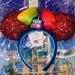Disney Accessories | Epcot 40th Anniversary Disney Parks Sequined Ears Headband | Color: Red | Size: Os