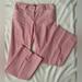 J. Crew Pants & Jumpsuits | J.Crew Low Fit Cotton Pants Size 8 Pink J.Crew Slacks. Pre-Owned. | Color: Pink | Size: 8