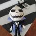 Disney Toys | Jack Skellington Collectible Keychain Nightmare Before Christmas Blind Box | Color: Black/White | Size: Rare