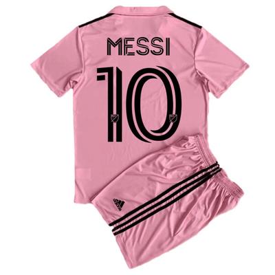 Adidas Matching Sets | Messi #10 Inter Miami Cf Youth Home Jersey + Shorts Kit Pink | Color: Pink | Size: Various