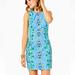 Lilly Pulitzer Dresses | Lilly Pulitzer Mila Stretch Shift Dress | Color: Blue | Size: 4