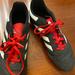 Adidas Shoes | Adidas Black/White & Red Boy’s Soccer Shoes. Size 5.5 | Color: Black/White | Size: 5.5bb