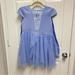 Disney Dresses | Disney Frozen Elsa Dress With Cape | Color: Blue/White | Size: Lg