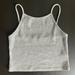 Brandy Melville Tops | Brandy Melville Grey Halter Tank Top | One Size | Color: Gray | Size: One Size Fits All