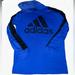 Adidas Shirts & Tops | Euc Boys Adidas Long Sleeve Hooded T Shirt Size Large 14-16 Blue & Black | Color: Black/Blue | Size: Large 14-16
