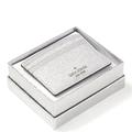 Kate Spade Accessories | Kate Spade New York Womens Boxes Small Glitter Slim Cardholder Lunar Light | Color: Silver | Size: Os