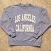 Brandy Melville Tops | Brandy Melville Sweatshirt Los Angeles | Color: Blue/Purple | Size: 4