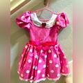 Disney Costumes | Disney Minnie Mouse Costume Size 4 | Color: Pink/White | Size: 4