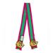 Gucci Accessories | Gucci Colorblocked Tiger Web Neck Scarf Silk Scarf New | Color: Green/Pink | Size: Os