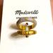 Madewell Jewelry | Madewell Golden Celestial Stacking Rings Size 6 Nwt | Color: Gold/Gray | Size: 6