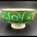 Anthropologie Holiday | Anthropologie Danielle Kroll Making Spirits Bright Snack Bowl Joy Love | Color: Gold/Green | Size: Small