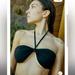 Urban Outfitters Swim | Brand New Urban Outfitter Y Halter Bikini Black Top Small | Color: Black | Size: S