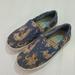 Disney Shoes | Disney X Toms Girls Kids Slip On Shoes Size 13.5 | Color: Blue | Size: 13.5g