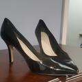 Nine West Shoes | Black Patent Leather 2.75" Shoes | Color: Black | Size: 10