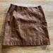 Free People Skirts | Free People Women's Femme Vegan Mini Skirt Brown Size 0 Euc | Color: Brown | Size: 0