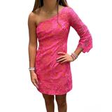 Lilly Pulitzer Dresses | Lilly Pulitzer Silk Dress Size 4 | Color: Orange/Pink | Size: 4