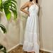 Jessica Simpson Dresses | Jessica Simpson Maxi Halter Neck Summer Dress | Color: White | Size: S