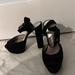 Michael Kors Shoes | Michael Kors Suede Heels | Color: Black | Size: 6