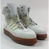 Adidas Shoes | Adidas Ivy Park Women 12 Sneaker Boot White Platform Shoes Gum Bottom Icy Gx2782 | Color: Brown/White | Size: 12