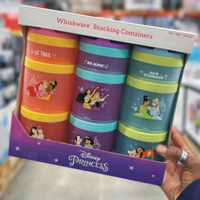 Disney Other | Disney Princess Whiskware Snack Container | Color: Green/Orange | Size: Os