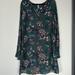 Free People Dresses | Free People Criss Cross Tunic Dress | Color: Green/Purple | Size: Xl