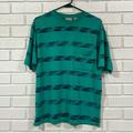 Levi's Shirts | Levi’s San Francisco Vintage Single Stitch Striped Tee | Color: Blue/Green | Size: M