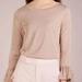 J. Crew Tops | J.Crew Gold Glitter Bell Sleeve Top Size Xs | Color: Gold | Size: Xs