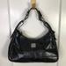 Dooney & Bourke Bags | Dooney & Bourke Black Croc Embossed Leather Satchel | Color: Black | Size: Os