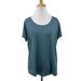 Nike Tops | Nike Dri Fit Athletic Top Womens L Large Blue Short Sleeve 10k Running Shirt | Color: Blue | Size: L