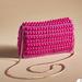 Anthropologie Bags | Anthropologie Beaded Crochet Clutch In Pink | Color: Pink | Size: Os