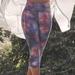 Athleta Pants & Jumpsuits | Athleta Salutation Capri Leggings Xxs Purple Blue Watercolor Tie-Dye Tech Pocket | Color: Blue/Purple | Size: Xxs