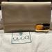 Gucci Bags | Gucci Patent Leather Clutch Handbag, Vintage (1980’s) Authentic. Light Tan/Bone | Color: Cream/Tan | Size: Os