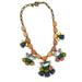J. Crew Jewelry | J. Crew Multicolored Statement Necklace | Color: Green/Pink | Size: Os
