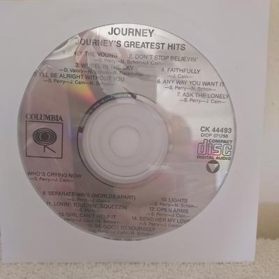 Columbia Media | Journey- Journey's Greatest Hits Cd Only Pre-Owned Tested Working Great Album | Color: Gray | Size: Os