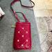 American Eagle Outfitters Bags | Brand New Burgandy And Gold Mini Crossbody Wrislet + Cold Holders | Color: Gold/Red | Size: Os