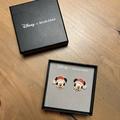 Disney Jewelry | Disney X Baublebar Mickey Santa Earrings With Acrylic Pearl Detail | Color: Red/White | Size: Os