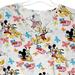 Disney Tops | Disney Womens 2x Scrub Top Mickey Mouse Goofy Butterfly Nurse Rn Medical Vet | Color: Red/Yellow | Size: 2x