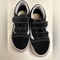 Vans Shoes | Kids, “Old Skool V” Vans Suede Sneakers, Size 11.5 | Color: Black/White | Size: 11.5