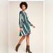 Anthropologie Dresses | Anthropologie Sunday In Brooklyn Leger Dress Striped Size Xl | Color: Green/White | Size: Xl