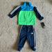 Adidas Matching Sets | Baby Boy Adidas Track Sweat Suit | Color: Blue/Green | Size: 12-18mb