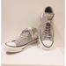 Converse Shoes | Converse 'Chuck Taylor All-Stars' Light Gray Mid-Top Sneakers - Women's Size 6 | Color: Gray/White | Size: 6